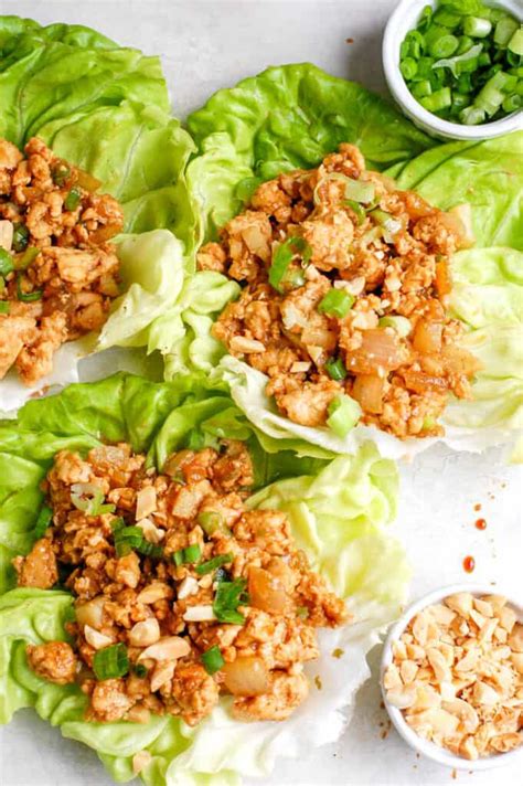 How many sugar are in tangerine chicken in lettuce cups - calories, carbs, nutrition