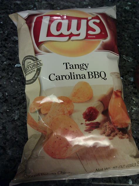 How many sugar are in tangy carolina bbq chips - calories, carbs, nutrition