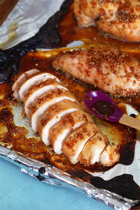 How many sugar are in teriyaki chicken breast - calories, carbs, nutrition