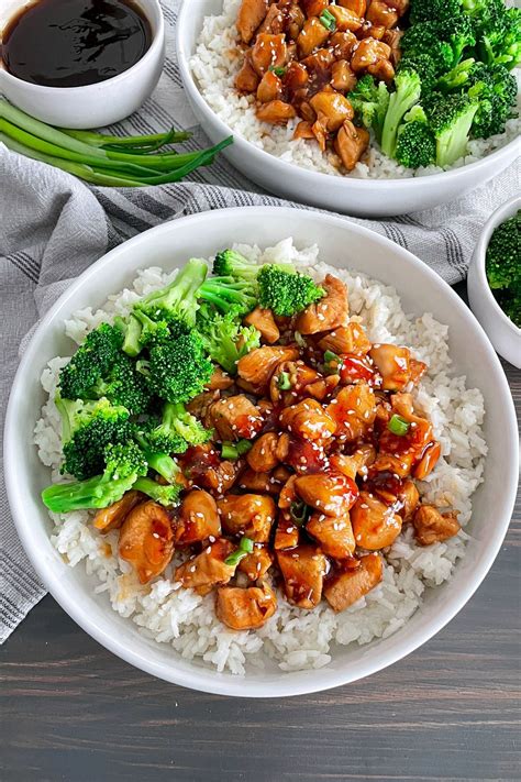 How many sugar are in teriyaki chicken with rice - calories, carbs, nutrition