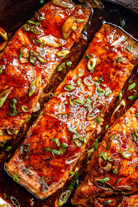 How many sugar are in teriyaki salmon fillet - calories, carbs, nutrition