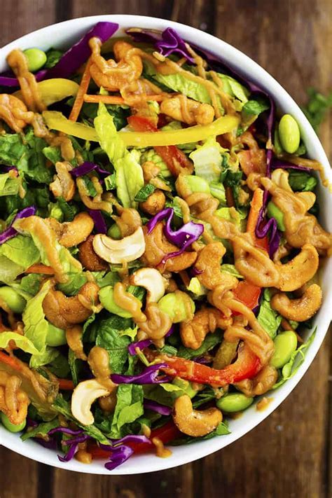 How many sugar are in thai cashew crunch salad - calories, carbs, nutrition