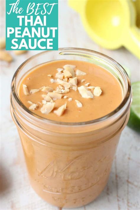 How many sugar are in thai peanut sauce - calories, carbs, nutrition