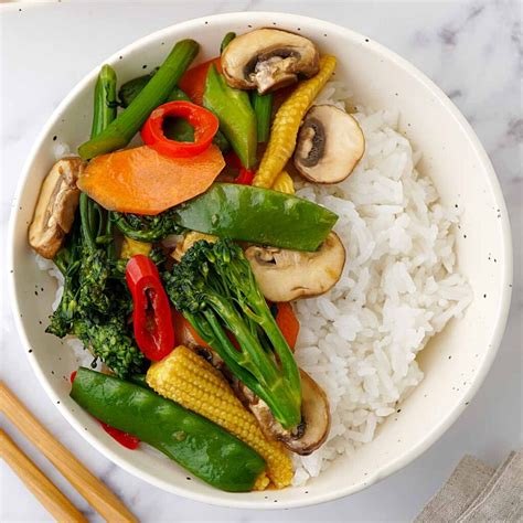 How many sugar are in thai spice - thai stir fried vegetables - calories, carbs, nutrition