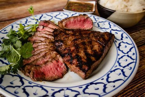 How many sugar are in thai spiced steak - calories, carbs, nutrition