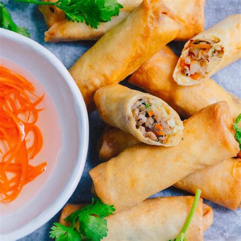 How many sugar are in thai spring rolls - calories, carbs, nutrition