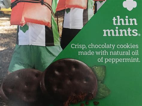 How many sugar are in thin mint crisp bar - calories, carbs, nutrition