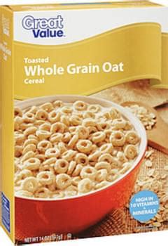 How many sugar are in toasted whole grain oat cereal - calories, carbs, nutrition