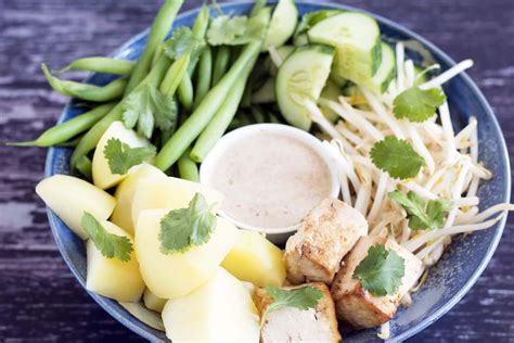 How many sugar are in tofu gado gado - calories, carbs, nutrition