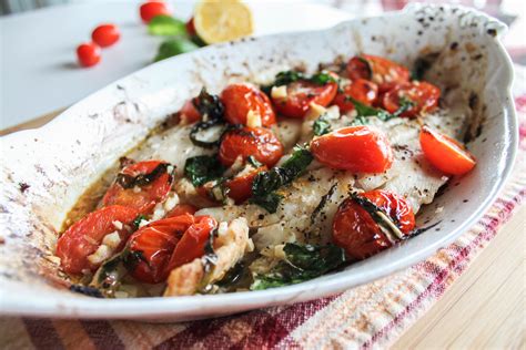 How many sugar are in tomato basil baked flounder - calories, carbs, nutrition