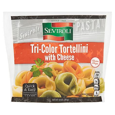 How many sugar are in tri-color tortellini casserette - calories, carbs, nutrition