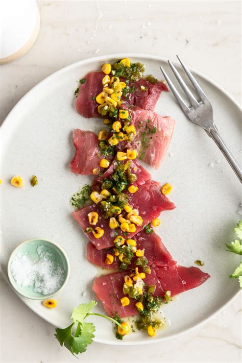 How many sugar are in tuna crudo spicy cucumber sesame (64941.0) - calories, carbs, nutrition