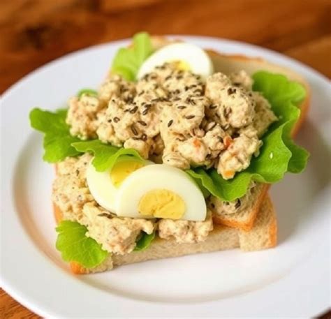 How many sugar are in tuna salad sandwich no gluten - calories, carbs, nutrition