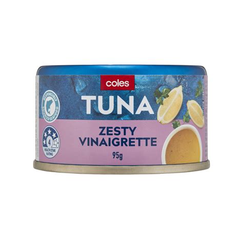 How many sugar are in tuna zesty vinaigrette - calories, carbs, nutrition