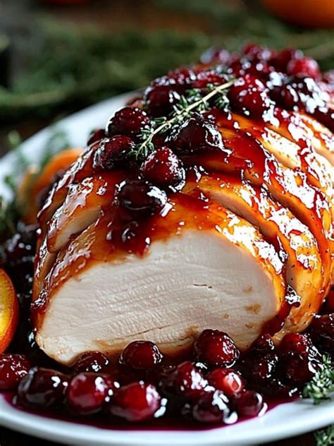 How many sugar are in turkey breast w/cranberry orange compote - calories, carbs, nutrition