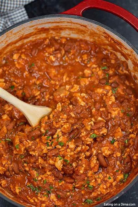 How many sugar are in turkey chilli - calories, carbs, nutrition