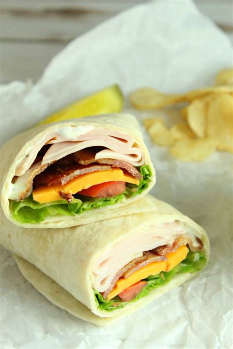 How many sugar are in turkey ranch wrap - calories, carbs, nutrition