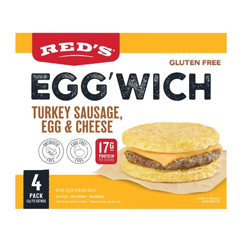How many sugar are in turkey sausage egg &cheese - calories, carbs, nutrition