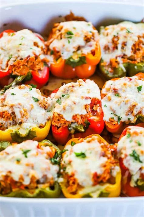 How many sugar are in turkey stuffed green pepper - calories, carbs, nutrition