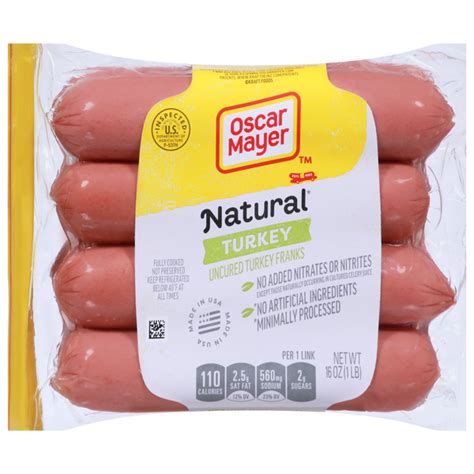 How many sugar are in turkey wieners - calories, carbs, nutrition