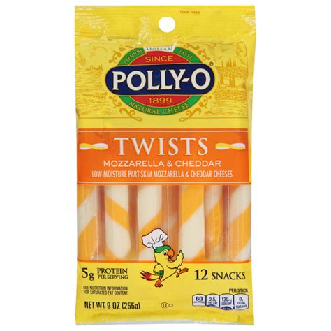 How many sugar are in twist string cheese - calories, carbs, nutrition