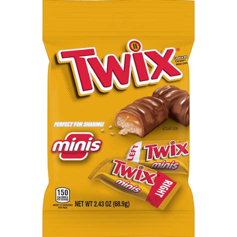 How many sugar are in twix candy - calories, carbs, nutrition