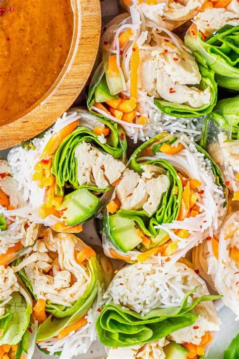 How many sugar are in two lemon grass chicken summer roll - calories, carbs, nutrition