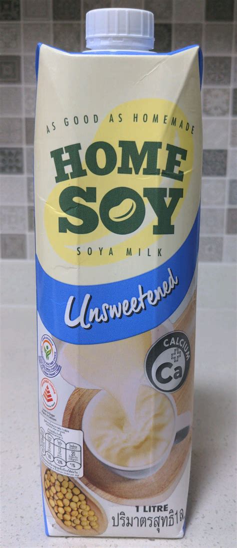 How many sugar are in unsweetened soya milk - calories, carbs, nutrition