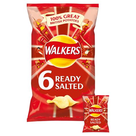 How many sugar are in value ready salted crisps - calories, carbs, nutrition