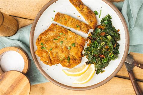 How many sugar are in veal schnitzel - calories, carbs, nutrition