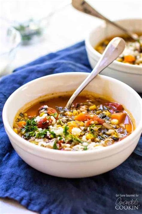 How many sugar are in vegetable rice soup - calories, carbs, nutrition