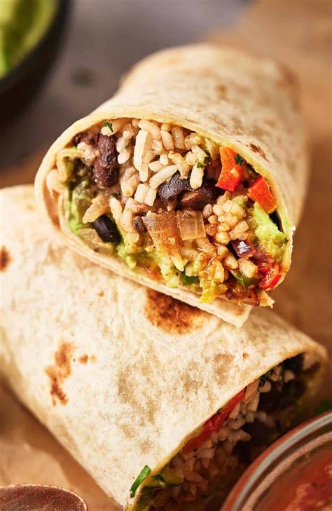 How many sugar are in vegetarian burrito plate - calories, carbs, nutrition