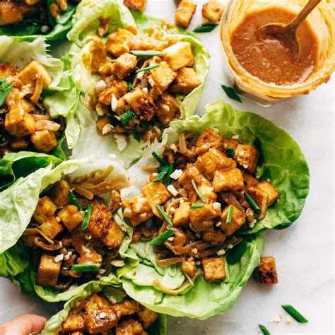 How many sugar are in vegetarian lettuce wrap - calories, carbs, nutrition