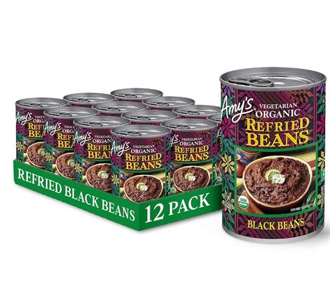 How many sugar are in vegetarian refried black beans - calories, carbs, nutrition