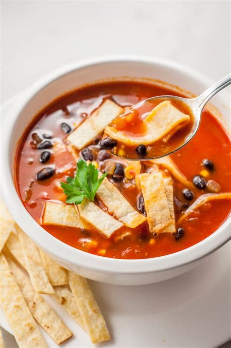 How many sugar are in vegetarian tortilla soup (pha) - calories, carbs, nutrition