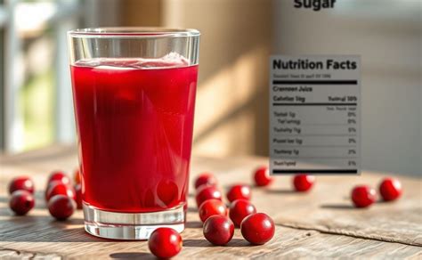 How many sugar are in very cranberry - calories, carbs, nutrition