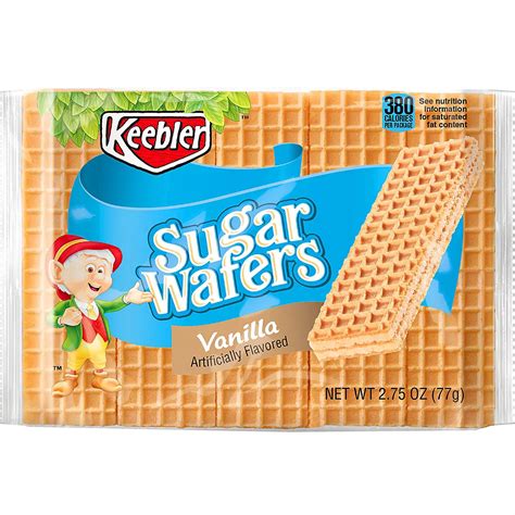 How many sugar are in wafers - calories, carbs, nutrition