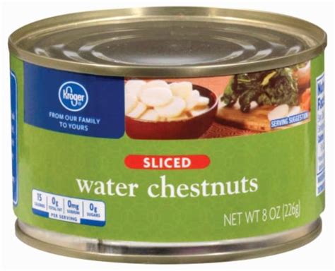 How many sugar are in water chestnuts sliced drained 3 oz - calories, carbs, nutrition