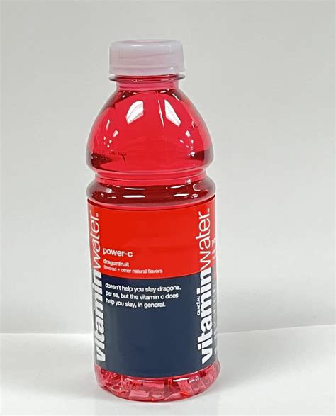 How many sugar are in water dragon fruit glaceau vitamin water 20 oz bottle - calories, carbs, nutrition