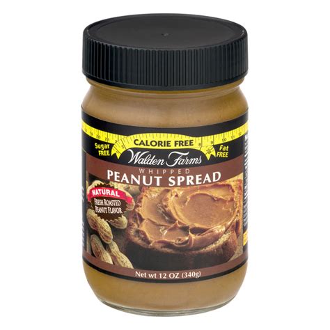 How many sugar are in whipped peanut spread - calories, carbs, nutrition