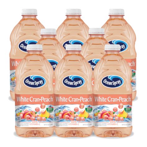 How many sugar are in white cran-peach juice - calories, carbs, nutrition