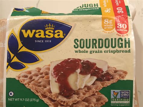 How many sugar are in whole grain crisp bread - calories, carbs, nutrition