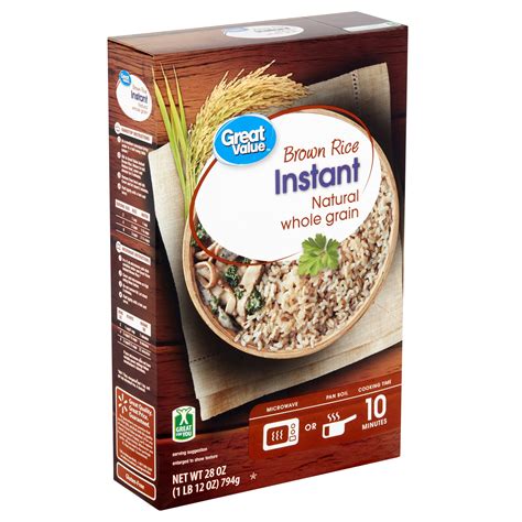 How many sugar are in whole grain instant brown rice - calories, carbs, nutrition