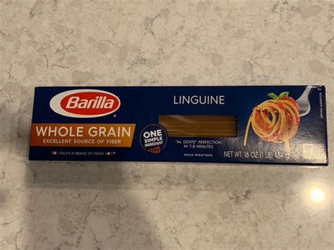 How many sugar are in whole grain linguine - calories, carbs, nutrition