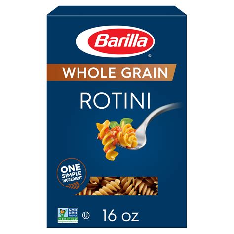 How many sugar are in whole grain rotini - calories, carbs, nutrition