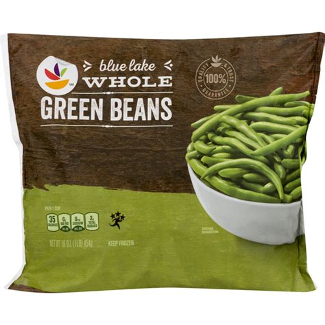 How many sugar are in whole green beans, frozen - calories, carbs, nutrition