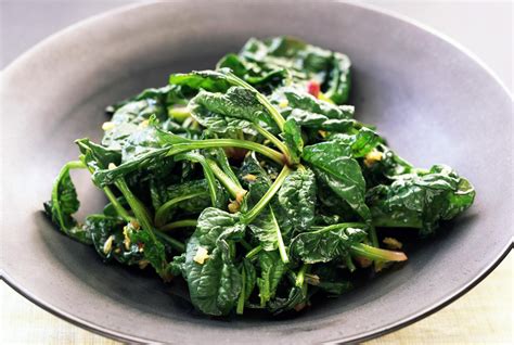 How many sugar are in wilted spinach saute - calories, carbs, nutrition