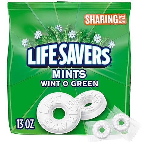 How many sugar are in wint o green mints - calories, carbs, nutrition