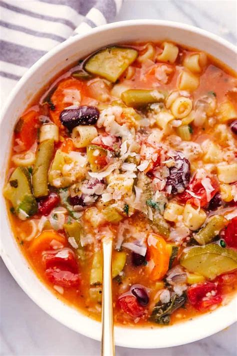 How many sugar are in your health your way minestrone soup 8 oz - calories, carbs, nutrition