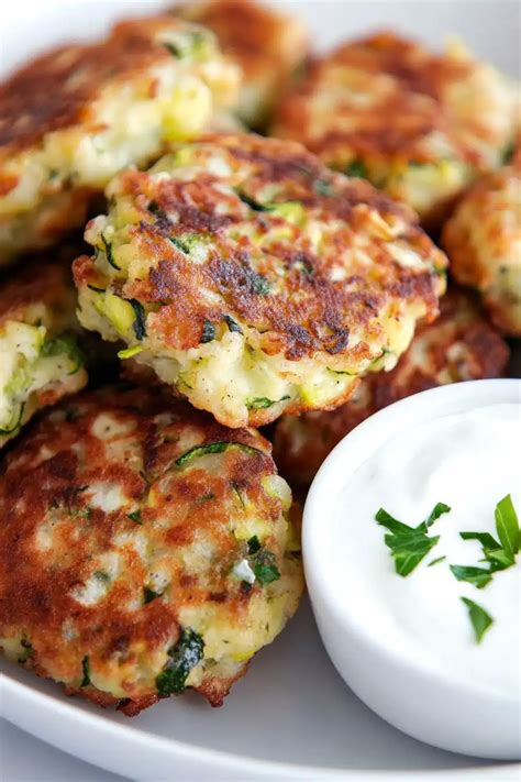 How many sugar are in zucchini fritters - calories, carbs, nutrition